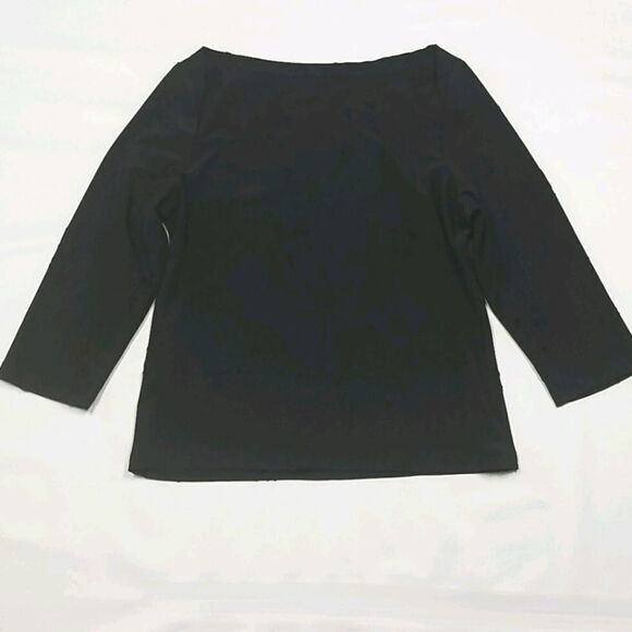 Imperial Connection Top Womens Size Medium Embroidered Floral Stretch Vintage - Picture 1 of 9